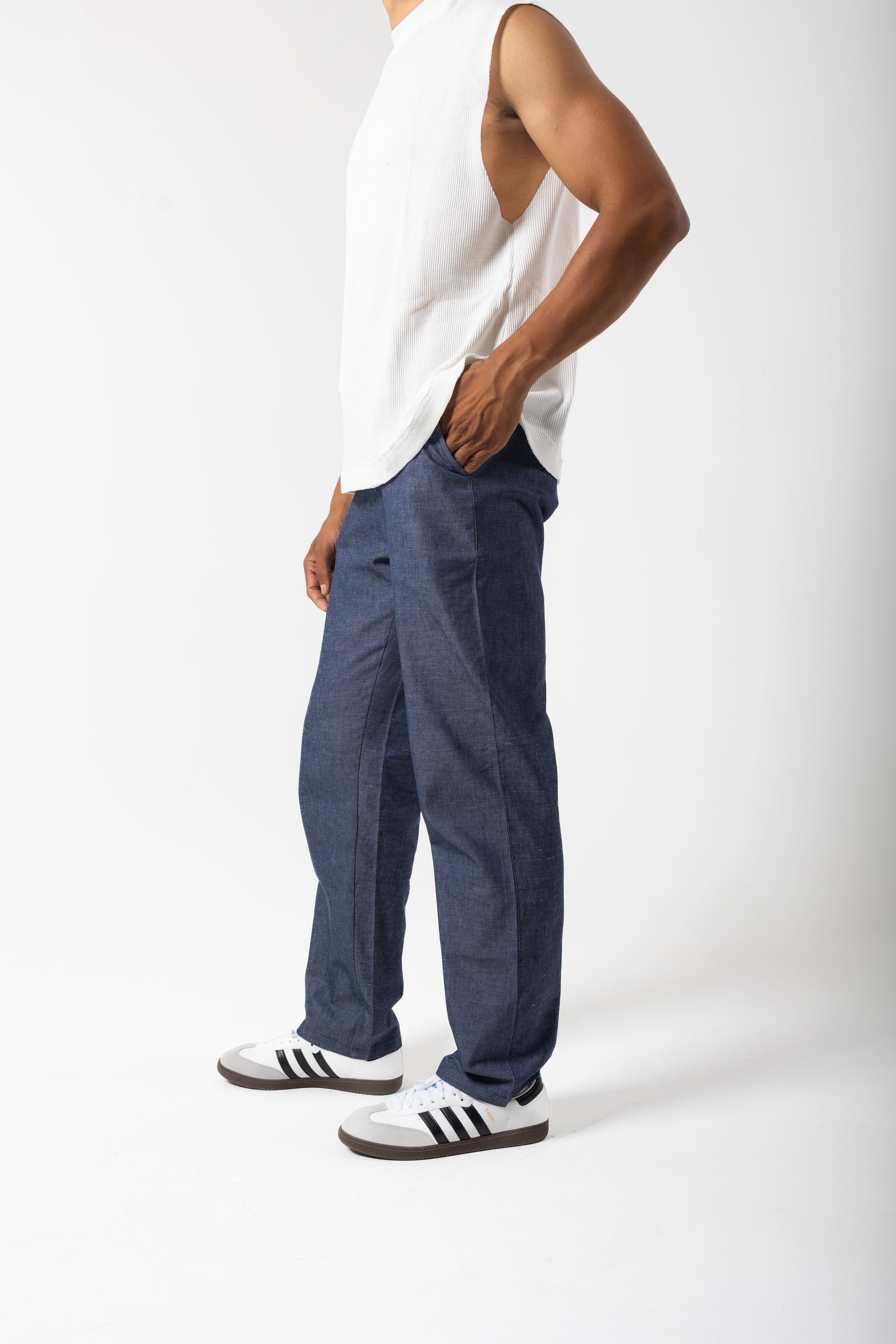 STRAIGHT FIT PANTS