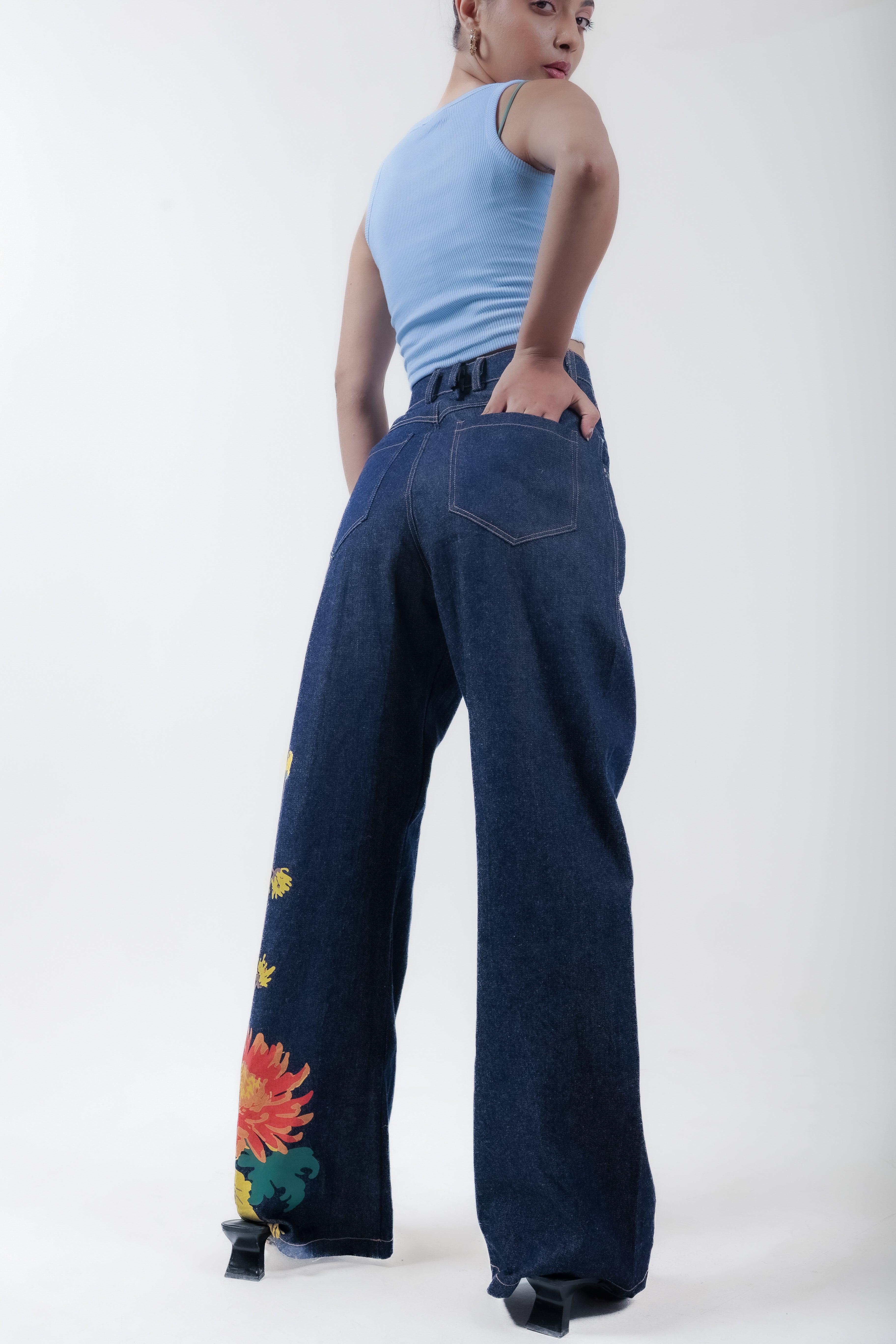 FLORAL DENIMS